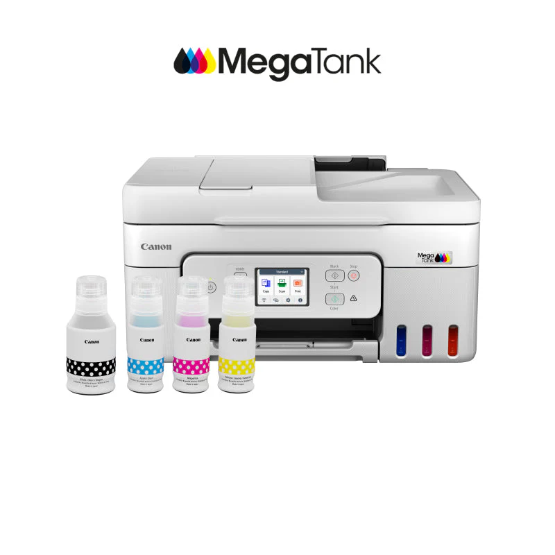 Canon G4780 Ink Tank AIO Printer (White) - Image 3