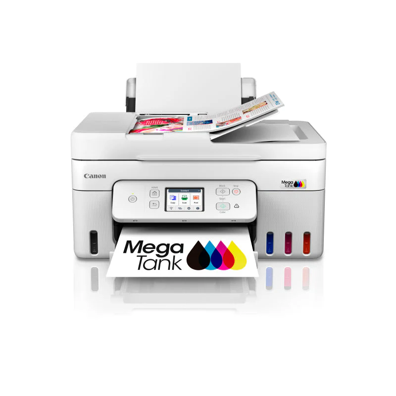 Canon G4780 Ink Tank AIO Printer (White) - Image 4