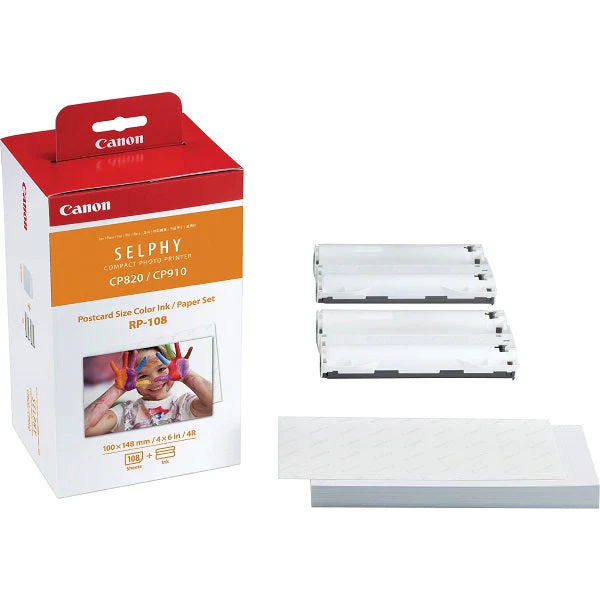 Canon RP-108 4R Size Paper + Ink Cartridge (108 Sheets) - Image 3