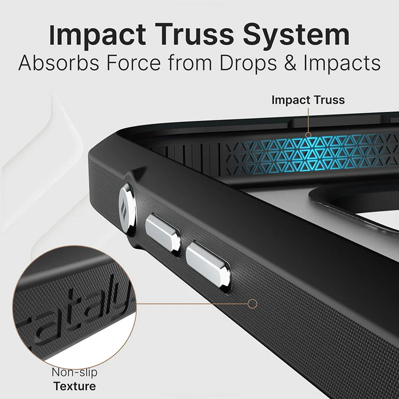 Catalyst iPhone 16 Pro (2024) Stealth Black Influence Case MagSafe - Image 9