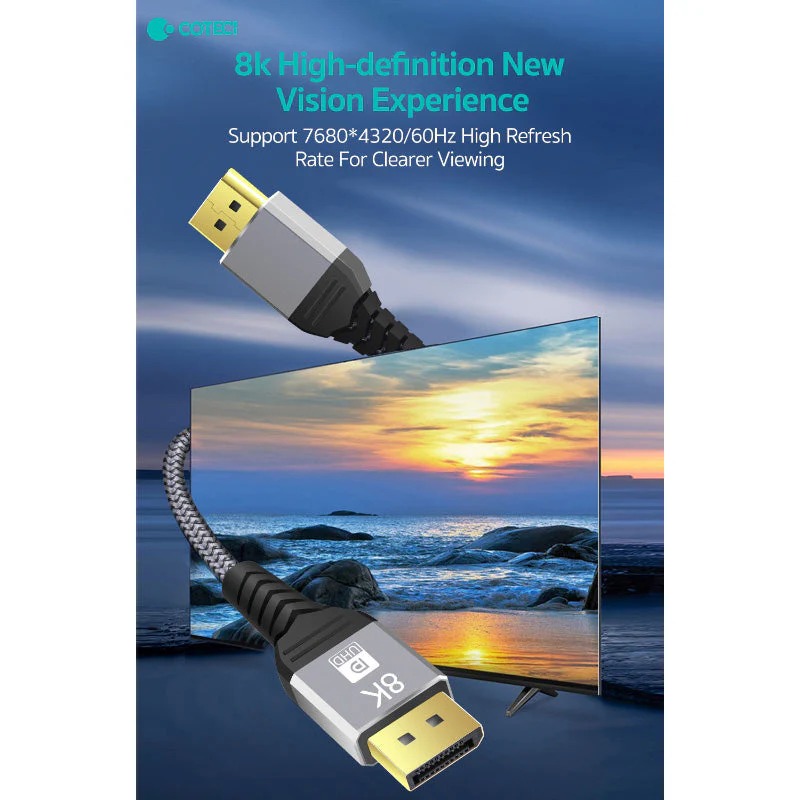 COTECi Display Port 1.4 8K Cable 3M - Image 4