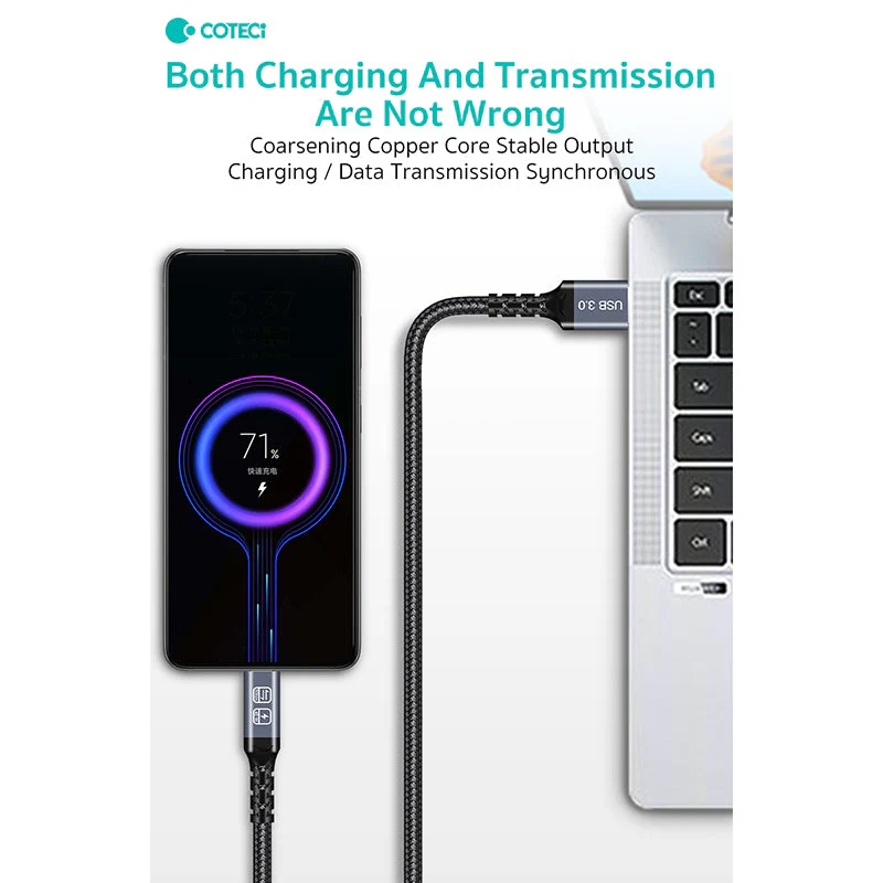 COTECI USB 3.0 to USB-C 1M - Image 6