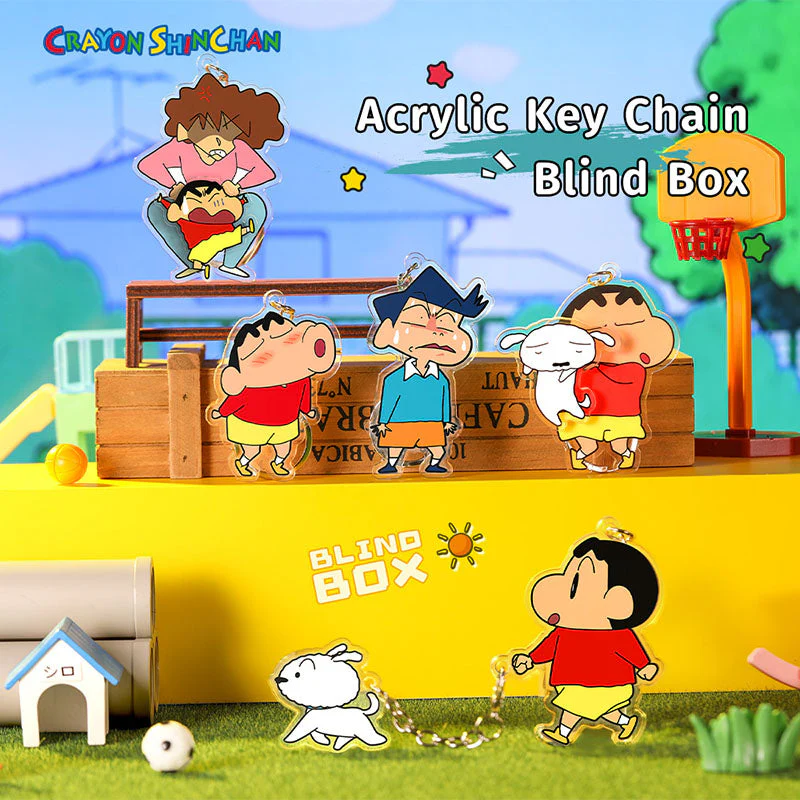 Crayon Shinchan Acrylic Key Chain Blind Box - Image 2