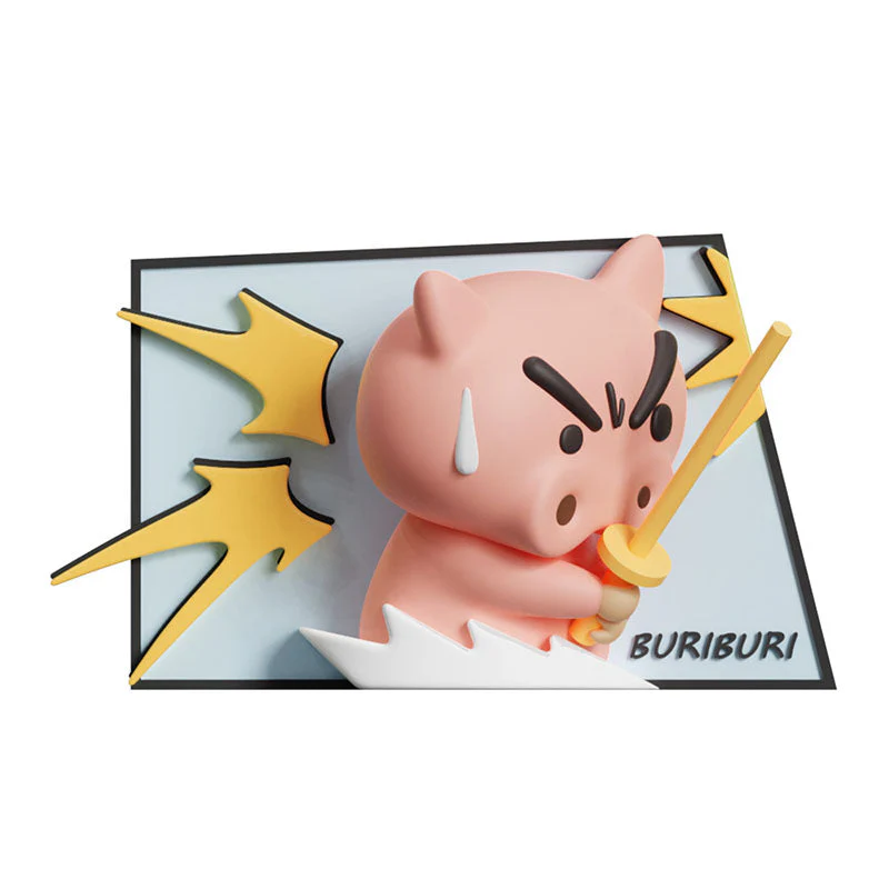 Crayon Shinchan Comic Series Fridge Magnets Blind Box - Image 9