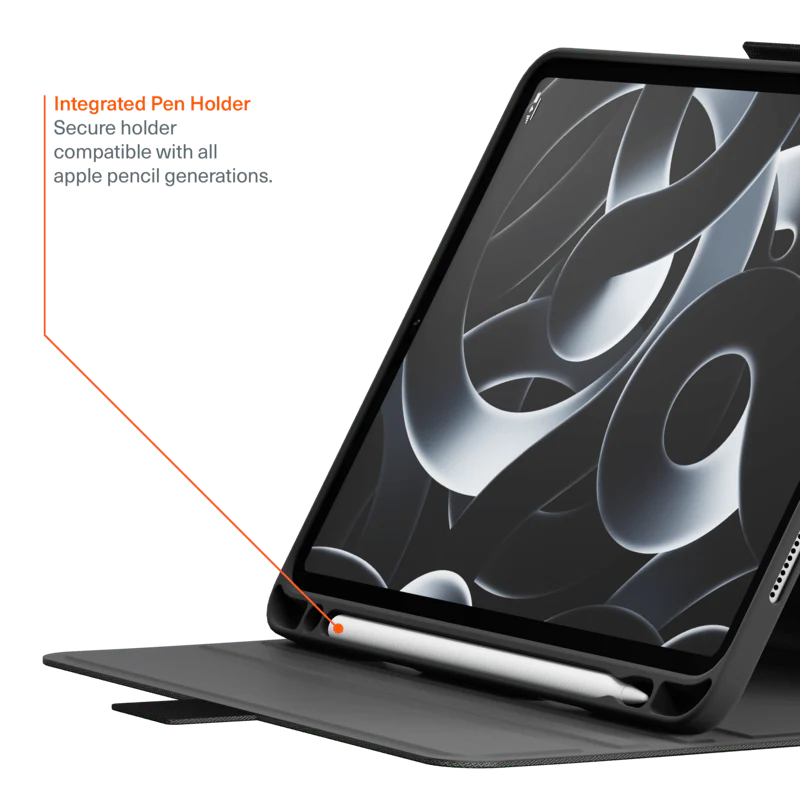 Cygnett CY4977TEKVI iPad Air 2024 & Pro 12.9 (2022) TekView Case (Black) - Image 3