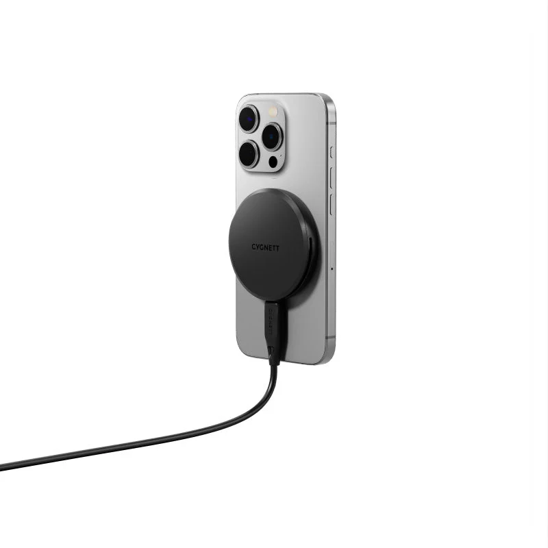 Cygnett CY5100BUNCP Qi2.0 3-In-1 Charge Base (Black) - Image 2