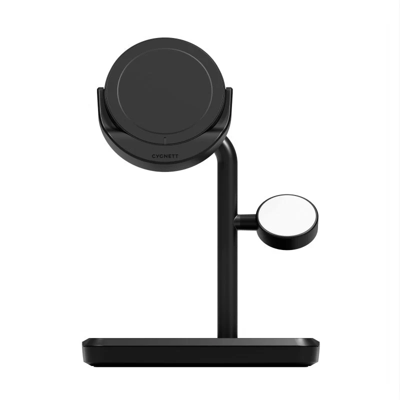 Cygnett CY5100BUNCP Qi2.0 3-In-1 Charge Base (Black) - Image 6