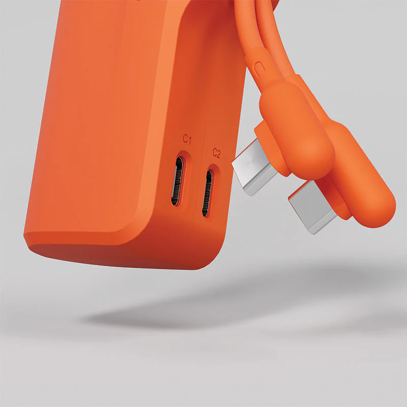 Cygnett Thumboost 5K Powerbank Built-in Cable (Mint) - Image 3