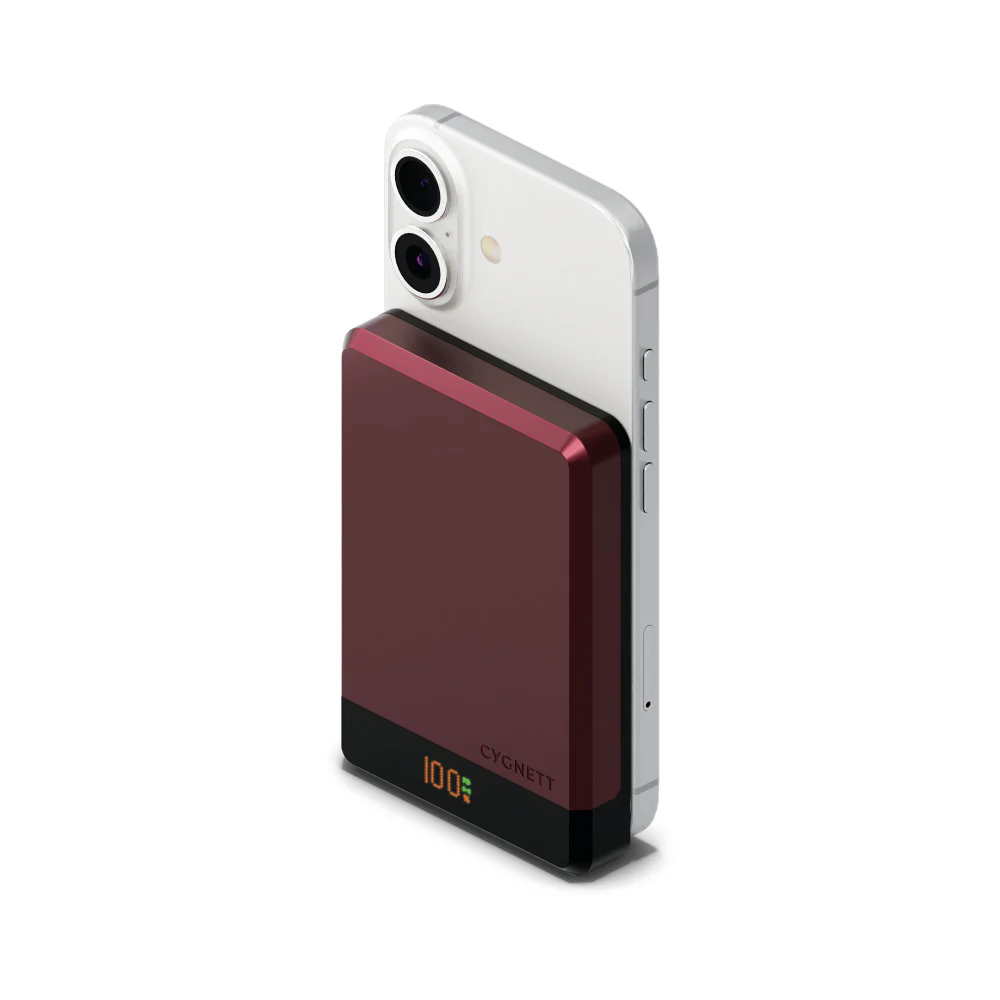 Cygnett MagSlim 10k Power Bank - Cherry