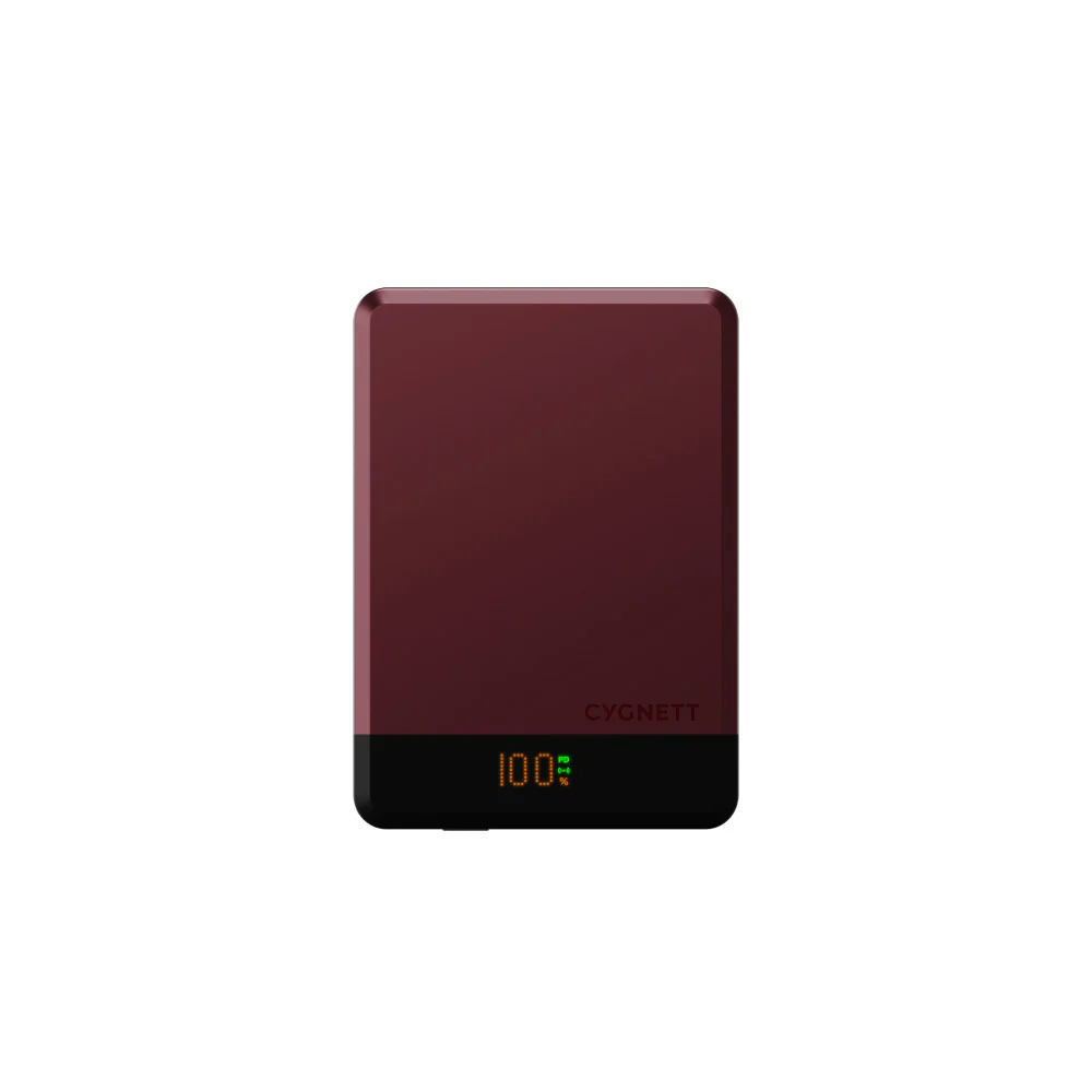 Cygnett MagSlim 10k Power Bank - Cherry - Image 5