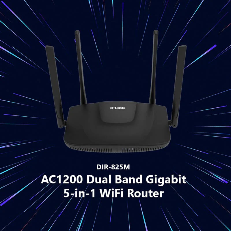 D-Link DIR-825M AC1200 Dual Band Gigabit 5-in-1 WiFi Router - Image 9