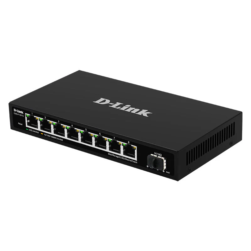 D-Link DMS-F109TS 8-Port with 1-Port SFP+ Smart Managed Switch - Image 4