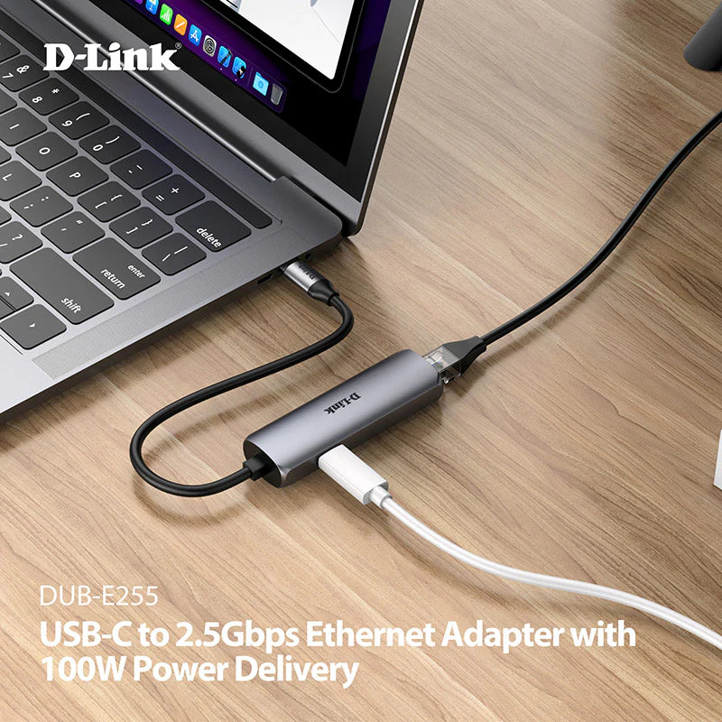 D-Link DUB-E255 USB-C to 2.5G Ethernet Adapter - Image 4