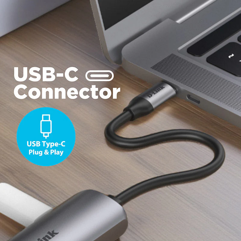 D-Link DUB-E255 USB-C to 2.5G Ethernet Adapter - Image 5
