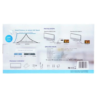 Daiyo Digital HDMI Indoor Antenna with Booster - Image 2