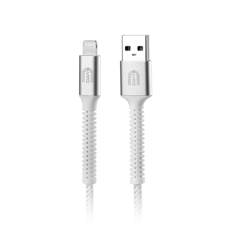 Daiyo USB-A To Lightning 1.5m Cable (White)
