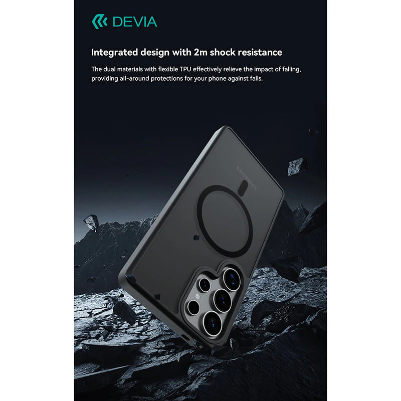 Devia Samsung S25 Pino Series Magnetic Shockproof Case - Image 4