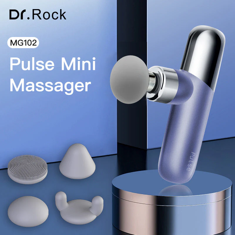Dr.Rock MG102 Pulse Mini Massage Gun (Purple) - Image 3