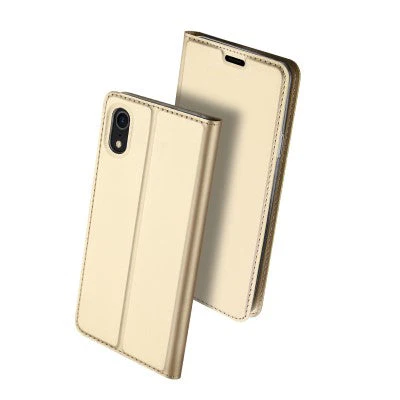 Dux Ducis Leather Case For iPhone XR Gold - Image 5