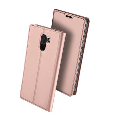 Dux Ducis Leather Case For Xiaomi Pocophone F1 Rose gold - Image 4