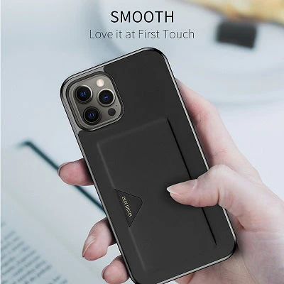Dux Ducis Pocard Series Case with back cover for iPhone 12 & 12 Pro (Black) - Image 4
