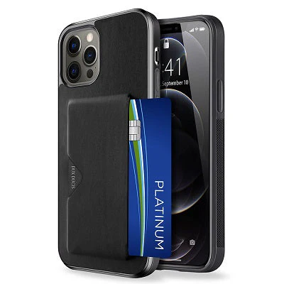 Dux Ducis Pocard Series Case with back cover for iPhone 12 & 12 Pro (Black) - Image 9