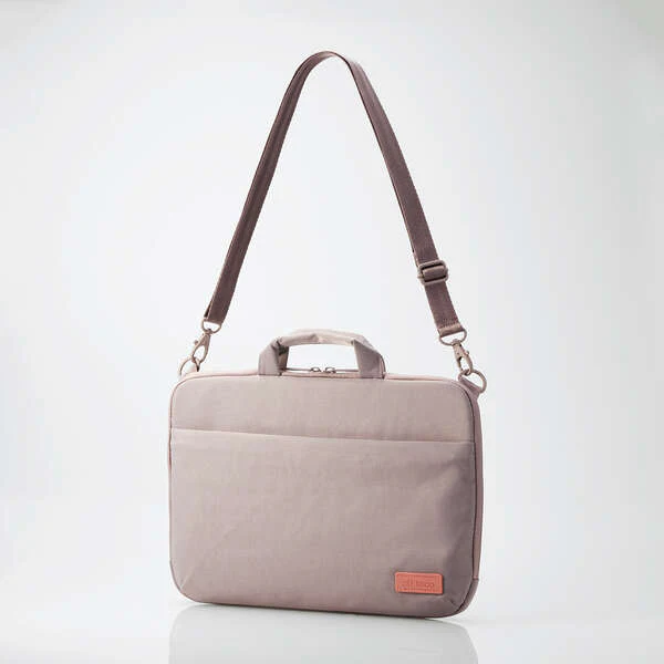 Elecom 14-inch PC Inner Bag with Shoulder Strap (Rose gray) - Image 3