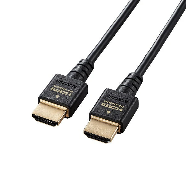 Elecom 2.1Ultra High-Speed Slim HDMI 1.0M DH-HD21ES10BK (Black)