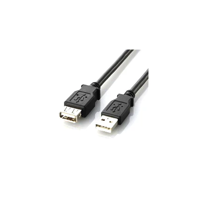 Elecom [3.0M] USB 2.0 Extension Cable (Black) - Image 2