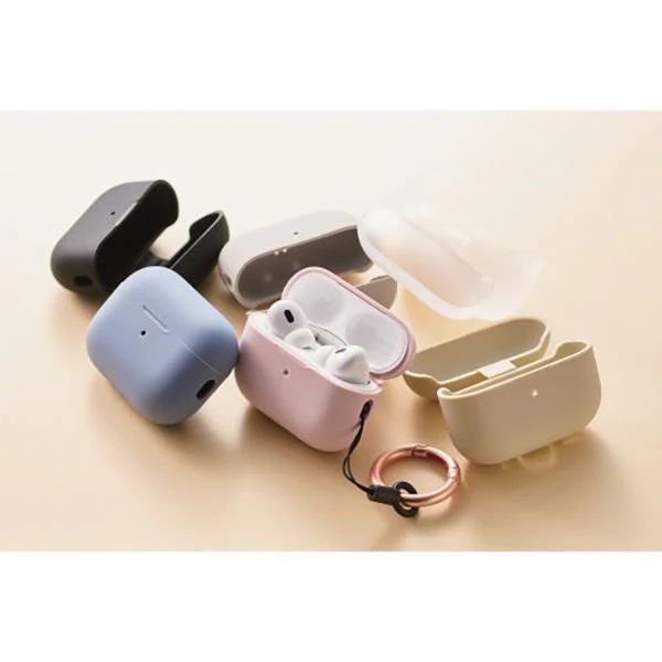Elecom AP4SCBK Airpods Pro Gen 2 Silicone Case (Black) - Image 3