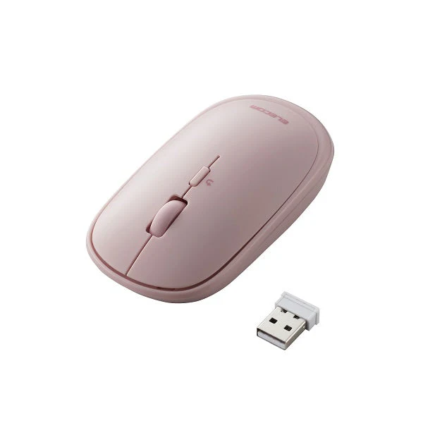 Elecom Blue LED Wireless Mouse (Pink) - Image 3