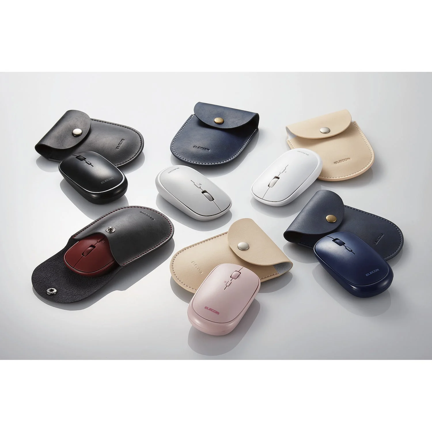 Elecom Bluetooth LED Mouse with Pouch (Pink) - Image 7