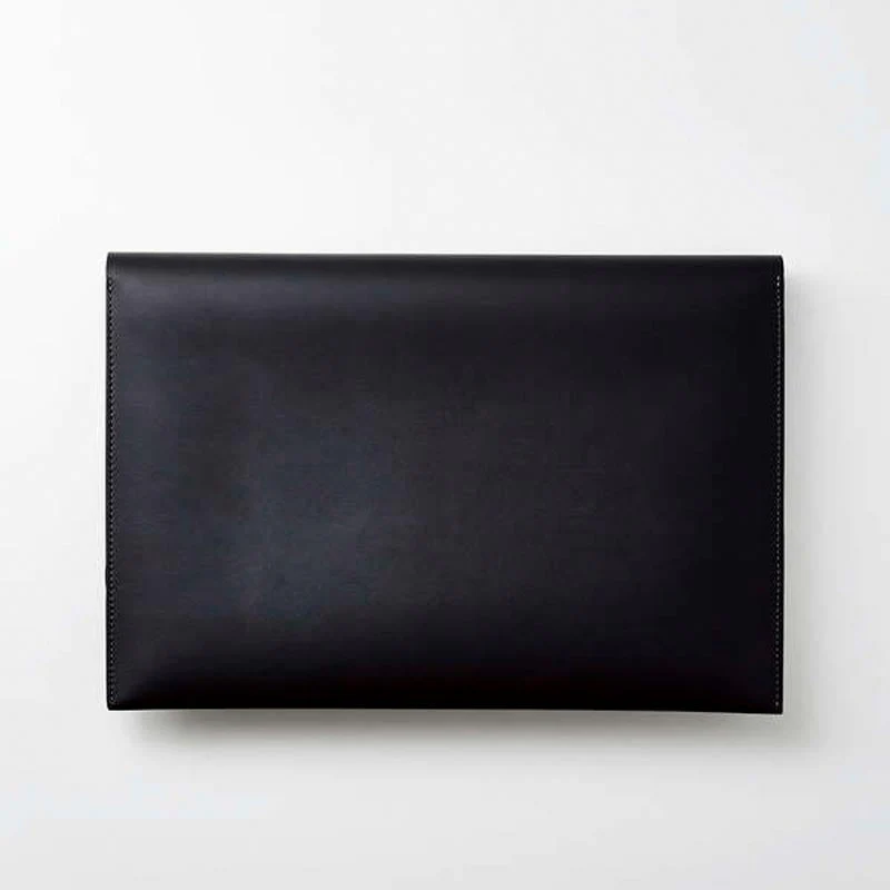 Elecom BM-IBEM01BK-IL 14'' Laptop Sleeve Leather Blk Gold - Image 4