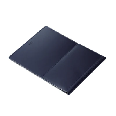 Elecom BM-IBSVD14 Inner Bag DeskMat X Leather Case 14inch (Navy) - Image 3