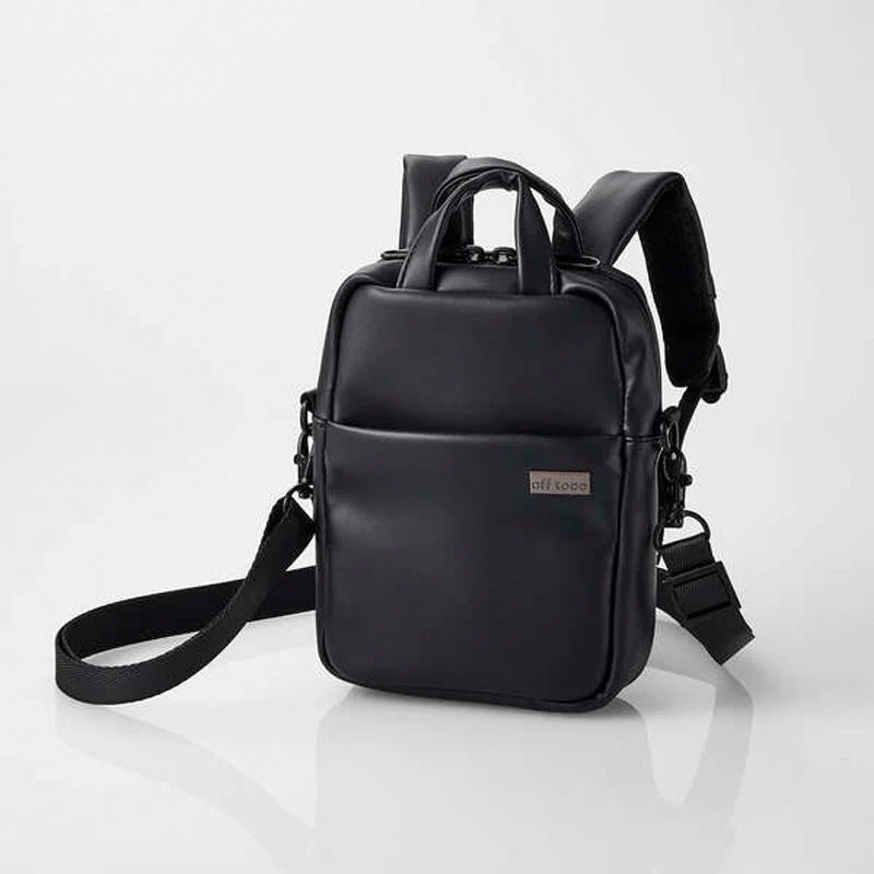Elecom BMA-OFSC01BK Offtoco Small Sling Bag (Calm Black)