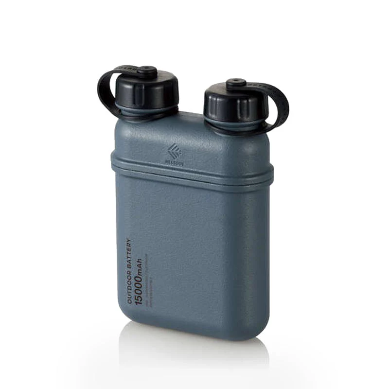 Elecom DE-NEST15000AGY 15000mAh 32W 1C2A Power Bank (Grey) - Image 3