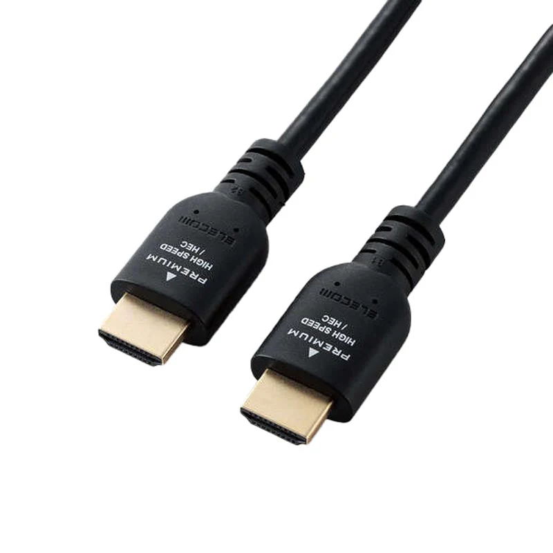 Elecom DH-HDPS14E10BK2 Premium High Speed HDMI Cable Ver2 1M - Image 4