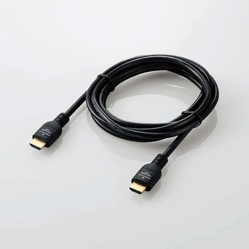Elecom DH-HDPS14E20BK2 Premium High Speed HDMI Cable Ver2 2M - Image 3