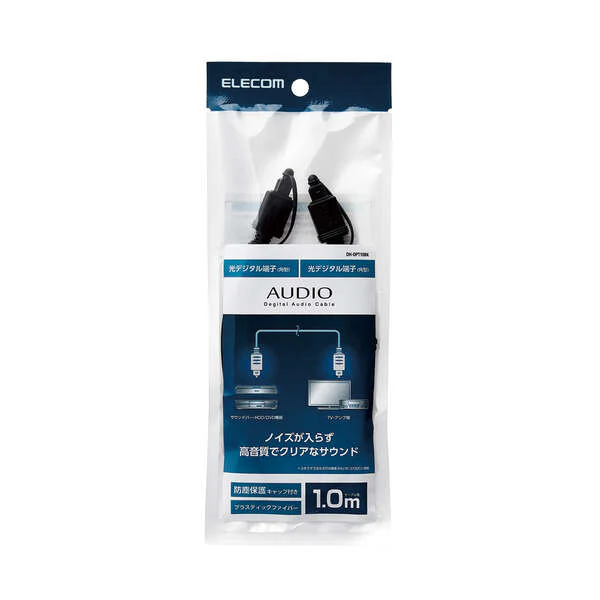ELECOM DH-OPT10BK Optical Cable 1.0M - Image 2