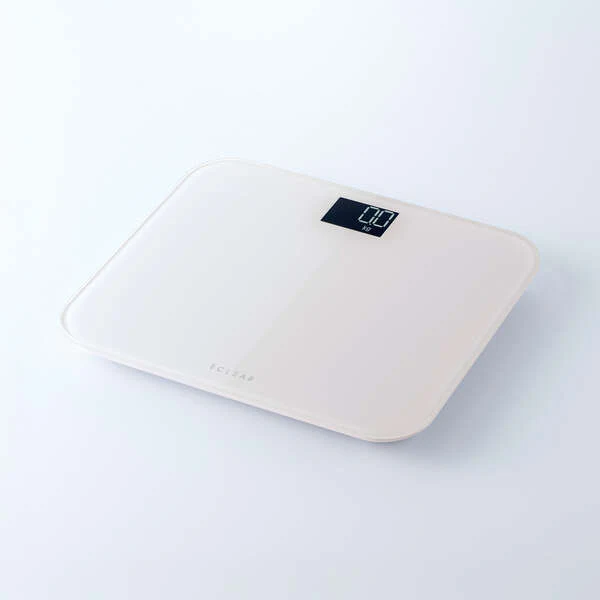Elecom HCS-S03WH Eclear Weighing Scale Slim and Compact (White) - Image 2