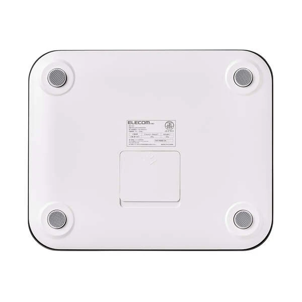 Elecom HCS-S03WH Eclear Weighing Scale Slim and Compact (White) - Image 4