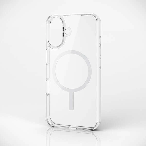 Elecom iPhone 16 6.1 (2024) Magsafe Hybrid Case (White) - Image 2