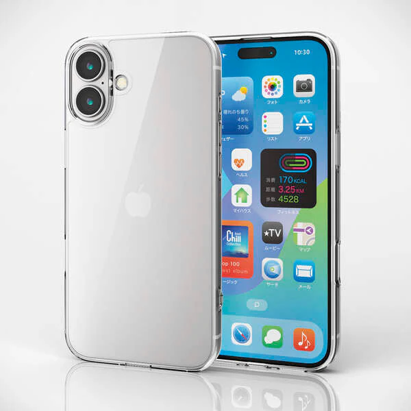 Elecom iPhone 16 Plus 6.7 (2024) Hybrid Case (Clear) - Image 3