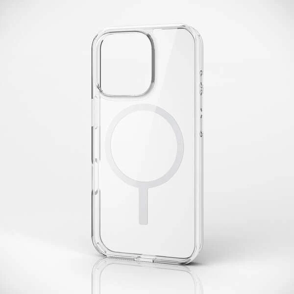 Elecom iPhone 16 Pro 6.3 (2024) Magsafe Hybrid Case (White) - Image 2