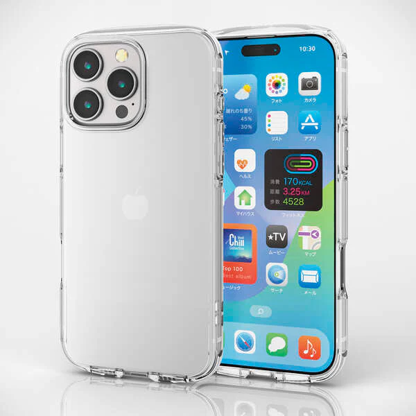Elecom iPhone 16 Pro Max 6.9 (2024) Tough Slim Lite Shock Absorption (Clear) - Image 4