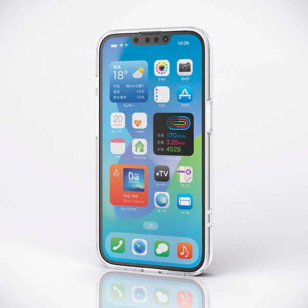Elecom iPhone 16e Hybrid Case (Clear) - Image 5