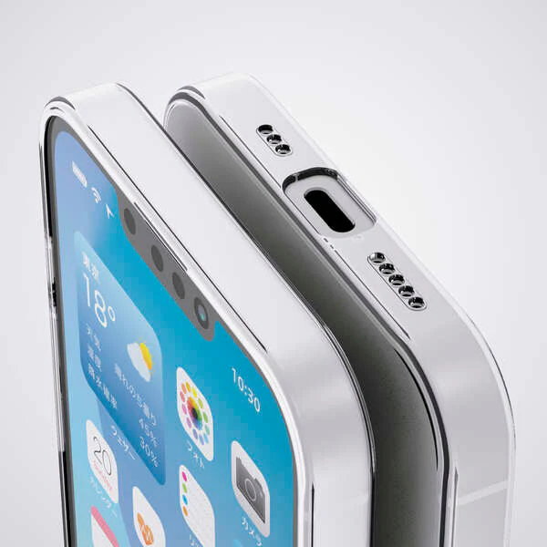 Elecom iPhone 16e Soft Case (Clear) - Image 2