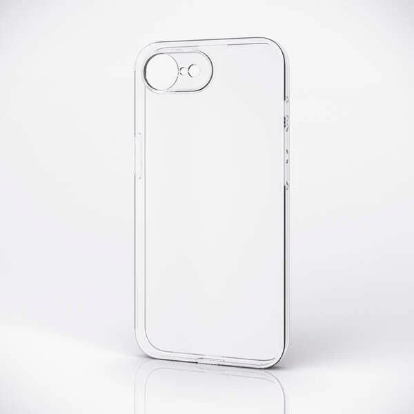 Elecom iPhone 16e Soft Case (Clear) - Image 4