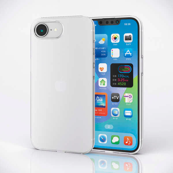 Elecom iPhone 16e Thin Soft Case (Clear) - Image 4