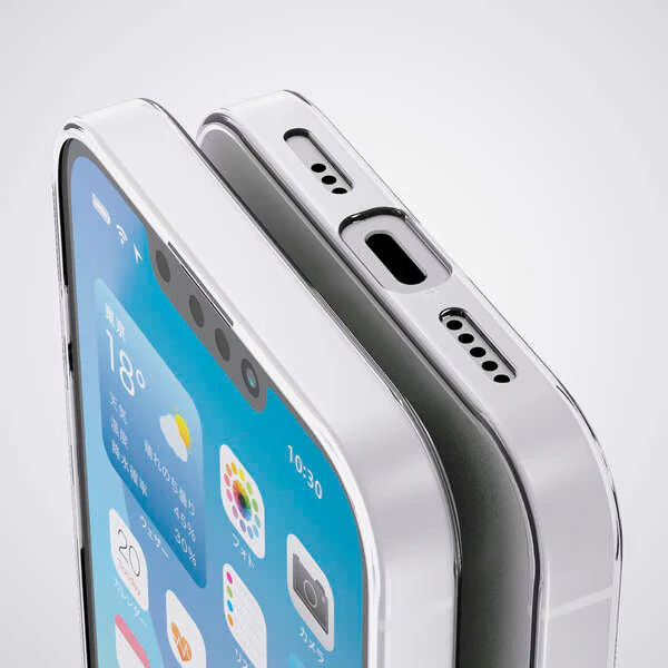 Elecom iPhone 16e Thin Soft Case (Clear) - Image 6